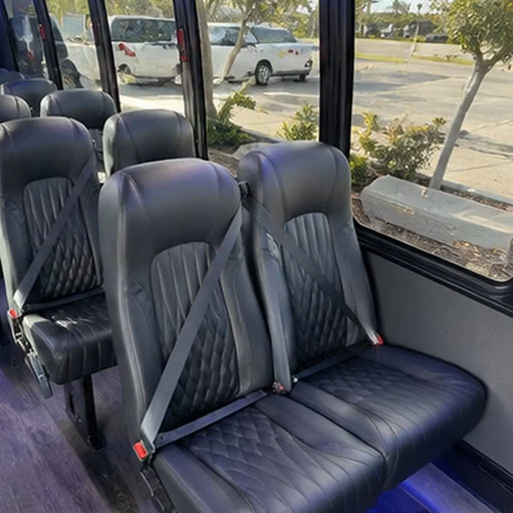28 passenger minibus inside