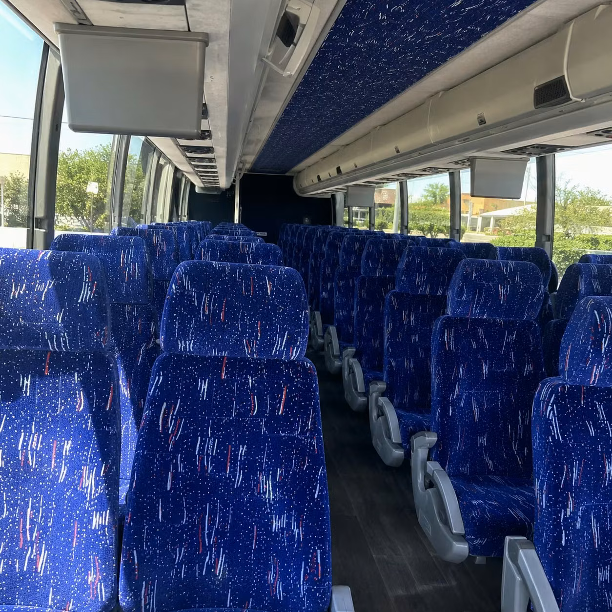 auburn charter bus interior