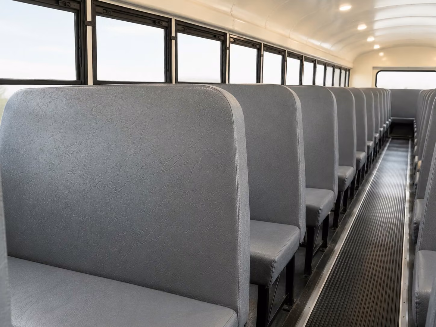 school bus inside
